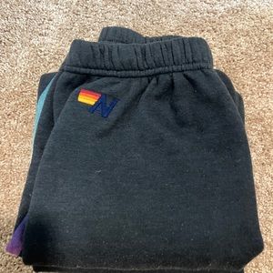 COPY - Aviator nation charcoal gray lightning bolt sweatpants SIZE MEDIUM ( run…